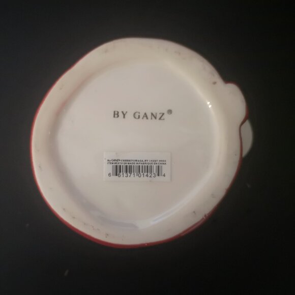 Ganz Holiday Snowman Ceramic Dip Bowl with Lid & Includes Spreader 5" High - Picture 4 of 4